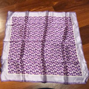 100% silk,authentic Coach scarf.